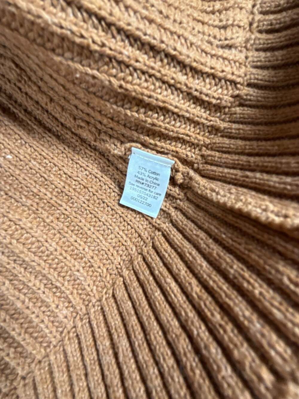 Sonoma Goods For Life Brown Shawl Collar Cardigan Sweater Grandpacore LG - Picture 3 of 9